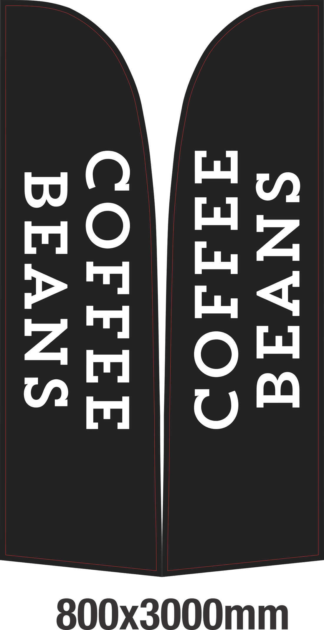 feather banner guiding a market food stall queue at a weekend event