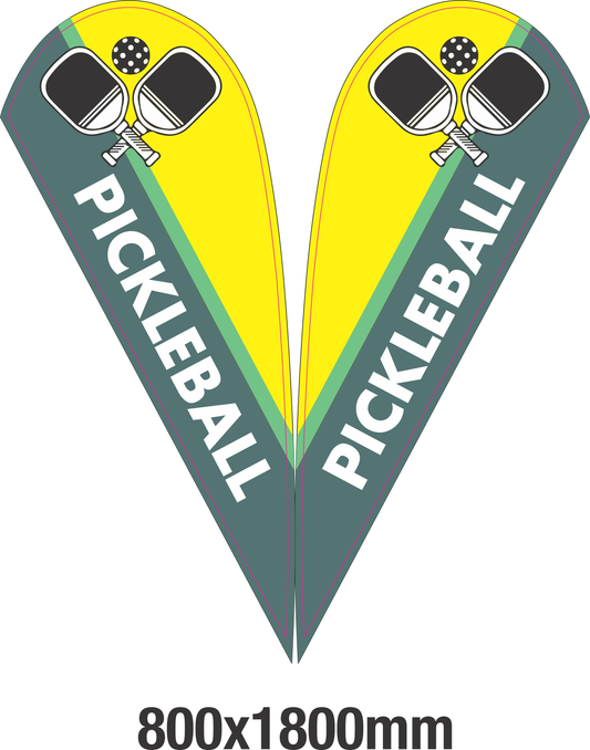 Custom flags Melbourne for community sports and fitness expos