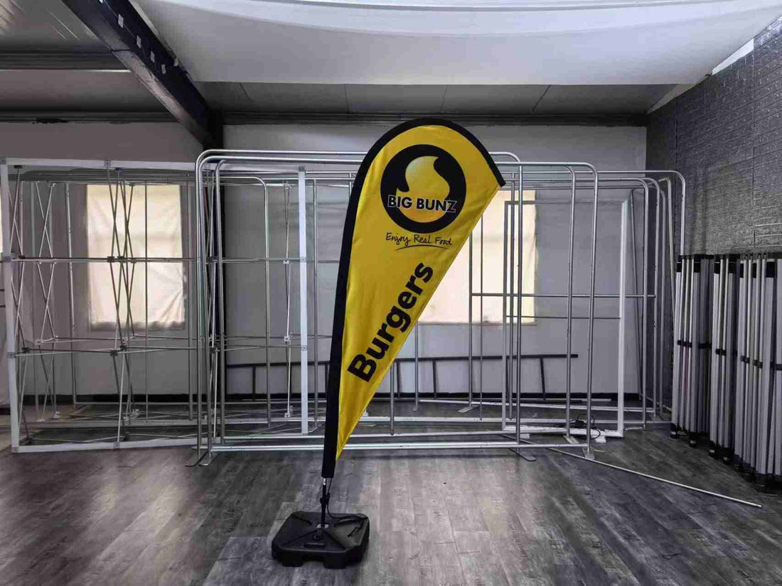Promoting Your Restaurant with Teardrop Banners: A Case Study with Big Bunz, Sydney