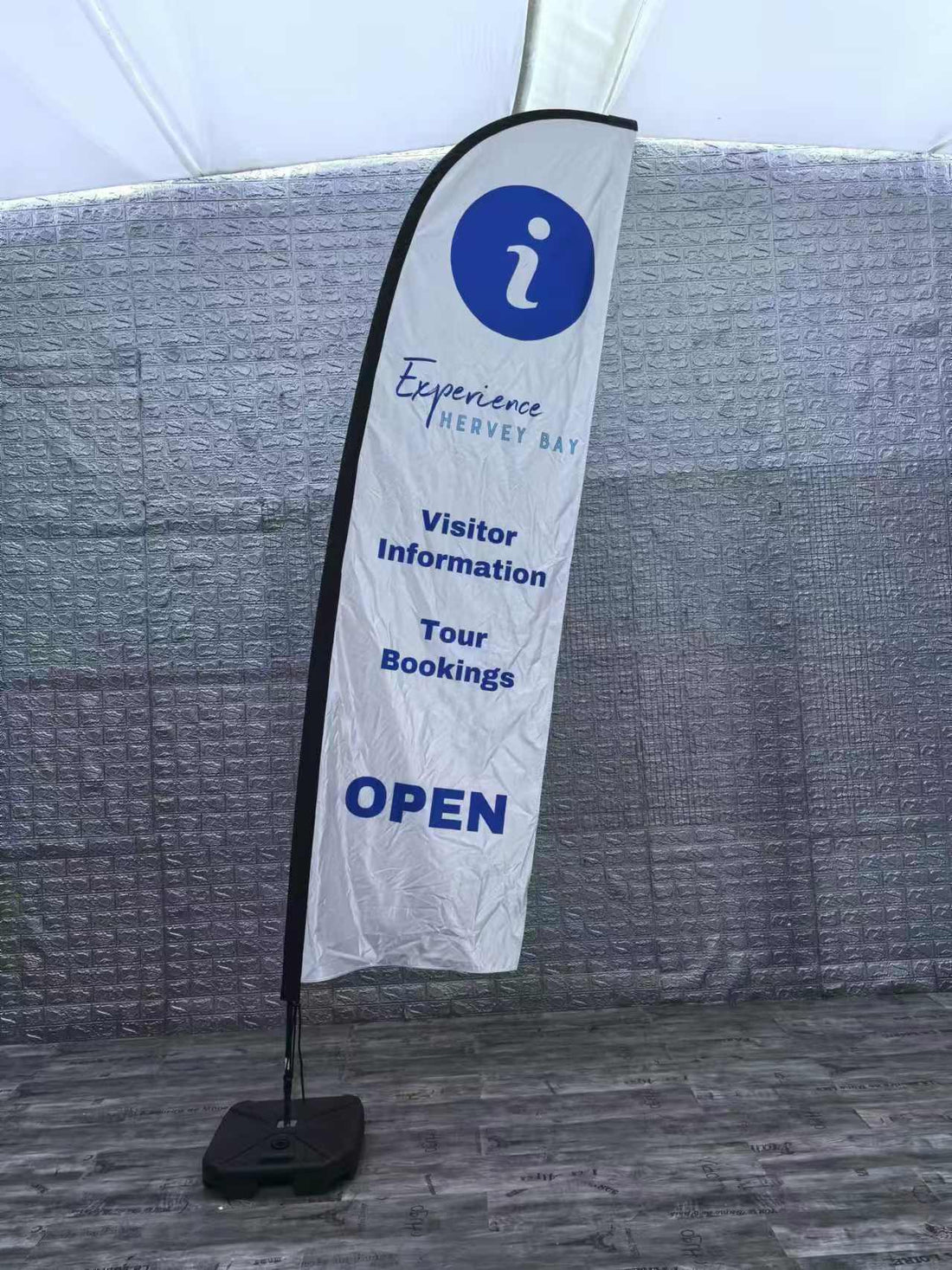 Highlighting Visitor Centre Promotions with Teardrop Banners and Feather Banners