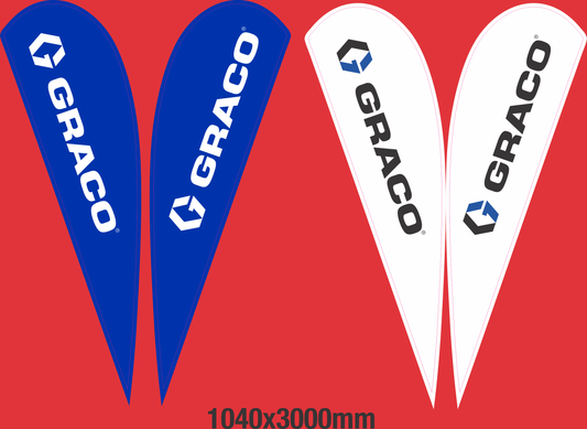 large teardrop banner flag melbourne