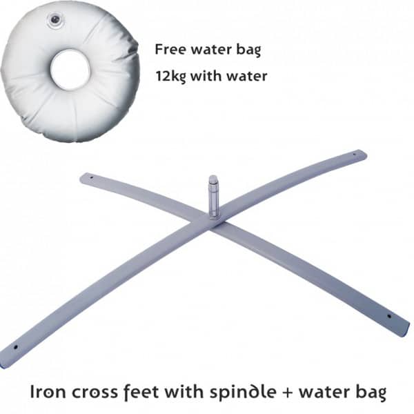 Heavy-duty Cross Base with Water Bag