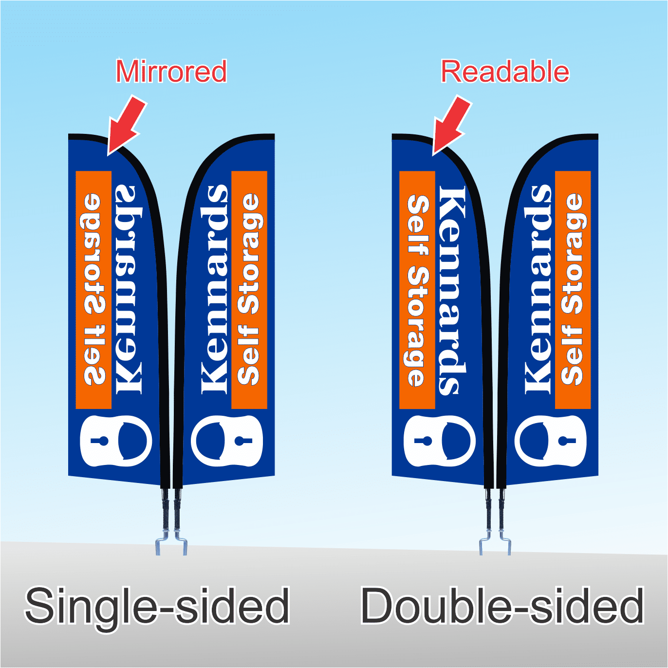Premium Feather Banner Kitsets