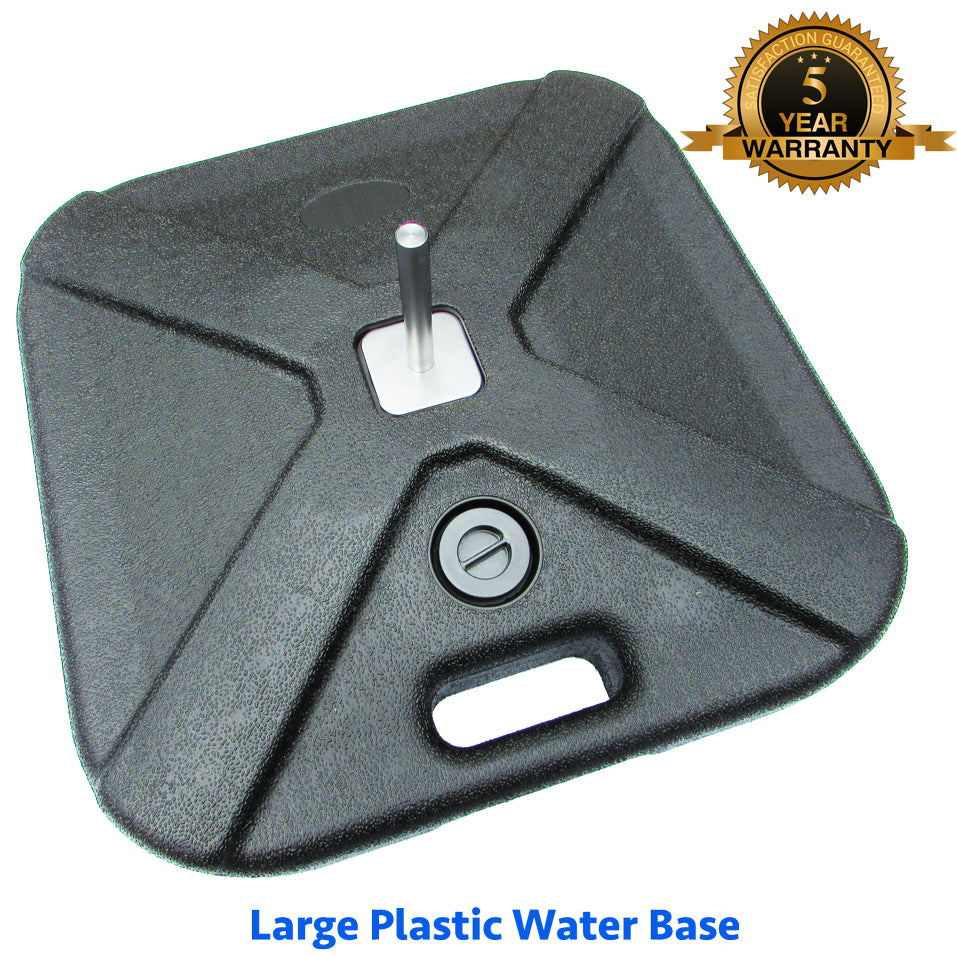 Large Water Bases with Stainless Steel Spindle