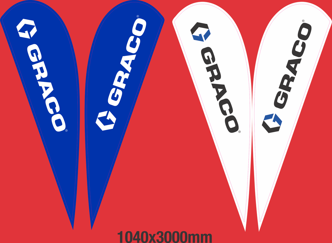 large teardrop banner flag melbourne