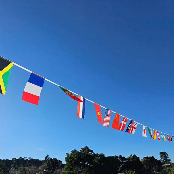 2023 Women's World Cup Flag Bunting 10m 32 Teams